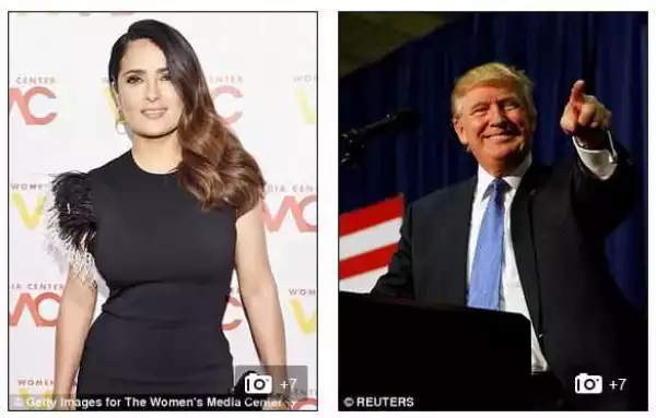 Actress Selma Hayek claims Donald Trump asked her out repeatedly while she had a boyfriend
